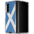 Scotland Flag Distressed Galaxy Z Fold4 5G Clear Case